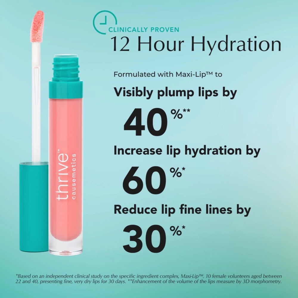 THRIVE Causemetics Lip Plumping Peptide Gloss - Picture 5 of 6